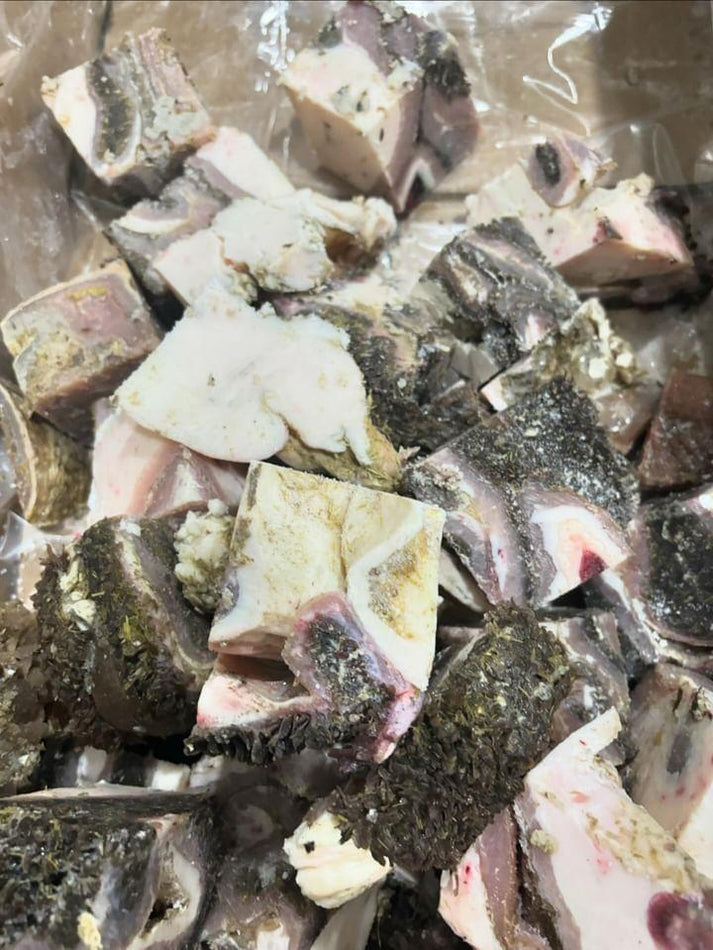 Cubed Green Tripe 3lbs Colton Pick - Totally Raw