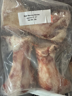 Raw Beef Marrow Bones Cut - large, 3 lbs - Totally Raw