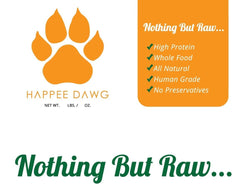 Beef & Chicken Patties 3 lbs. - Happee Dawg